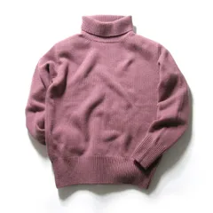 【新品】 Rencontrant × SHIPS ／ レンコントラント × シップス　カシミヤ タートルネックニット 日本製 セーター ピンク ｜ 秋冬