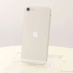〔中古品〕 iPhone SE 第3世代 64GB スターライト MMYD3J／A SIMフリー【198】