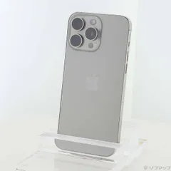 〔中古品〕 iPhone15 Pro Max 1TB ナチュラルチタニウム MU713J／A SIMフリー【348】