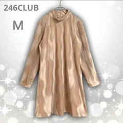 【即決ご希望額はコメントへ】 美品 希少　オフネック　y2k　ラスター ワンピース　ベージュ　ニュアンスカラー　Ｍ　コスプレ　イベント　レディース　高級感　上品　光沢　エレガント　パーティー　仮装　ドレス　フォーマル　きれいめ　結婚式　二次会　発表会　ステージ