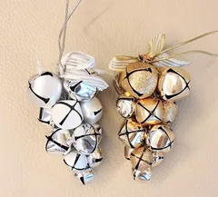 🎄ブドウ型 クリスマスオーナメント／ゴールド　シルバー　ジングルベル