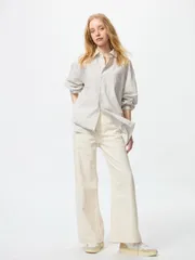 UNIQLO パンツ >  ワイドパンツ・イージーパンツ 30NATURAL 34 476346