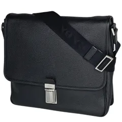 【在庫一掃】 プラダ PRADA ロゴ ショルダーバッグ メッセンジャーバッグ ショルダーバッグ レザー ネロ(ブラック) 2VD054 メンズ 【中古】