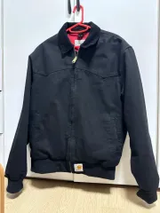 Carhartt カーハート ブラック ジャケット (裏地 レッド)