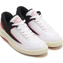 [ナイキ] エア ジョーダン 2 レトロ ロー W AIR JORDAN 2 RETRO LOW ホワイト/ブラック/ココナッツミルク/レッド FD4849-106 日本国内正規品 26.0 [ホワイト/ブラック/ココナッツミルク/レッド] [26.0 cm]