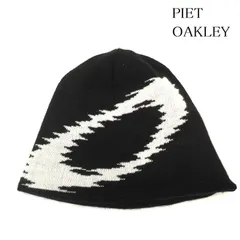 Oakley PIET ニット帽 ☆韓国の人気☆【OAKLEY X PIET】☆STATIC BEANIE BLAC.K☆ (OAKLEY