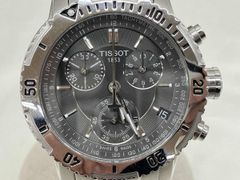 分解掃除 研磨 TISSOT ティソ バラード C477/577 グレー文字盤 - メルカリ
