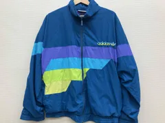 adidas アディダス ナイロンジャケット 万国旗 シリア製 銀タグ 古着 ファッション