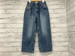 9090／ジーンズ／King Logo Buggy Denim／ブルー／Sサイズ