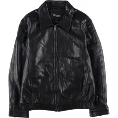 古着 ドッカーズ DOCKERS 中綿入り スイングトップタイプ レザーブルゾン メンズS相当/eaa566379
