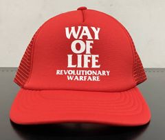 RATS WAY OF LIFE Mesh Cap red - メルカリ