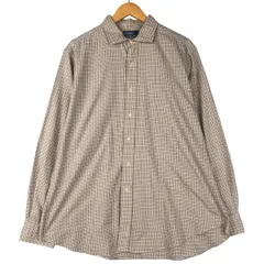 古着 ラルフローレン Ralph Lauren POLO by Ralph Lauren ESTATE CLASSIC FIT ワイドカラー 長袖 コットンチェックシャツ/eaa599088
