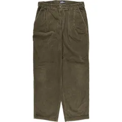 古着 90年代 ラルフローレン Ralph Lauren POLO by Ralph Lauren ツータック コーデュロイパンツ USA製 メンズw34相当/eaa599184