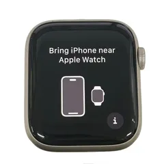 Apple Watch SE 第2世代 44mm MRTW3J/A GPSモデル バッテリー最大容量100％ スターライト アルミニウムケース 動作品 【中古】 22511R58