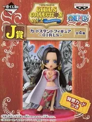 【中古】フィギュア ボア・ハンコック 「一番くじ ワンピース GIRLS COLLECTION vol.2 ～The Strong Girls～」 J賞 カードスタンドフィギュア～GIRLS～ 