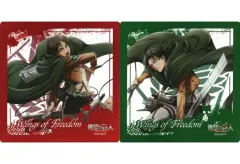 【中古】マグカップ・湯のみ エレン・イェーガー＆リヴァイ・アッカーマン アクリルコースターセット 「進撃の巨人×cookpadLive cafe 巨人祭vol.2」