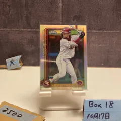 2025 Topps Chrome NPB Rui Muneyama 宗山塁 東北楽天ゴールデンイーグルス Refractor RC ルーキー Rookie カード