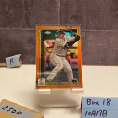 2025 Topps Chrome NPB 近藤健介 Kensuke Kondoh 25/25 福岡ソフトバンクホークス Orange Refractor ラストナンバー Last Number カード