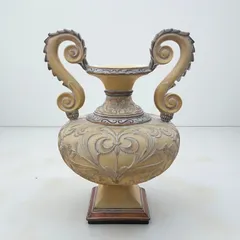 フラワーベース アンティーク風 花瓶 イタリア製