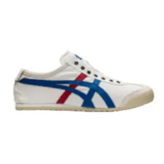 WJ162 Onitsuka Tiger オニツカタイガー スニーカー MEXICO 66 SLIP-ON WHITE TRICOLOR メキシコ 66 スリッポン 27cm 4550456497856