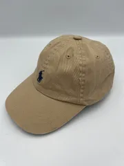 ■ POLO RALPH LAUREN ポロラルフローレン キャップ ベージュ ワンポイントロゴ