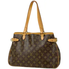 【在庫一掃】 ルイ・ヴィトン Louis Vuitton バティニョール オリゾンタル ショルダーバッグ トートバッグ モノグラム ブラウン M51154 レディース 【中古】