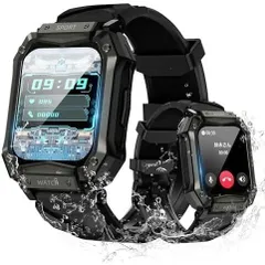 スマートウォッチ 軍用規格 耐衝撃【2025年革新モデル 1.65インチ大画面 】iphone対応＆アンドロイド対応 スポーツウォッチ 1414_446