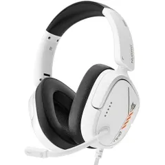 ゲーミングヘッドセット PS5ヘッドセット マイク付き 3.5mm 有線 立体音響 ミュート機能付き 250g 軽量 ヘッドホン PS5 PS4 1414_541