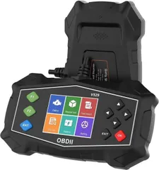 OBD2 診断器 OB2自動車故障診断器 エンジンカーボン検出機能搭載 燃料分析＆エアフロー計測 6リセット(SAS/EPB/TPMS等) 4システム NABI_786
