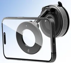 スマホホルダー 車 24*N55超強力磁力&真空ゲル吸盤&360°回転 車 スマホホルダー カー用品 真空ダブルロック 0.1s瞬間吸 NABI_766