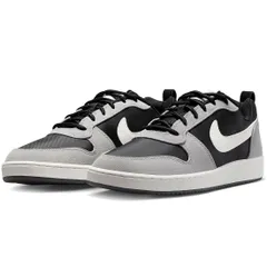 [ナイキ] コート ボロー LOW プレミアム [COURT BOROUGH LOW PRW] ブラック/マットシルバー/セイル 844881-005 日本国内正規品 25.5cm [ブラック/マットシルバー/セイル] [25.5 cm]