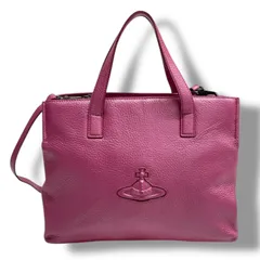 Vivienne Westwood ヴィヴィアンウエストウッド 2WAY BAG ショルダーバッグ レザー バッグ オーブ イタリア製 ピンク レディース ゴーゴー古着マルイ北千住店 24 No.1390