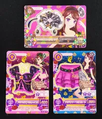 アイカツカード 紫咲蘭 3枚セット