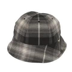 【美品】COOTIE クーティー ハット ブラック 黒 サイズ:L | 23SS オンブレチェック ボールハット (R/C Ombre Check Ball Hat) | ブランド 帽子【メンズ】【中古】のサムネイル