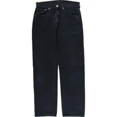 古着 リーバイス Levi's 501 ユーロモデル ブラックデニム ストレートデニムパンツ メンズw31相当/eaa597575