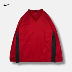 NIKE GOLF Vネック ウィンドブレーカー レッド XL