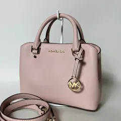 2511-232｜美品｜マイケルコース 2WAYバッグ レザー ライトピンク