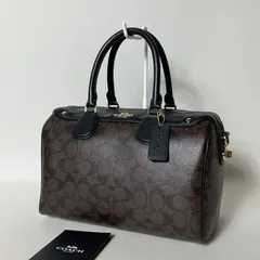 2511-236｜美品｜コーチ シグネチャー ハンドバッグ ブラック