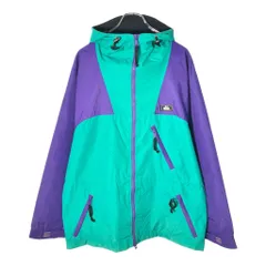 90年代 WOOLRICH ウールリッチ マウンテンパーカー アウトドア エメラルドグリーン(メンズ M)中古 古着 V8286