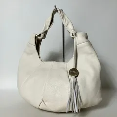 2511-291｜美品｜フルラ ハンドバッグ レザー ホワイト