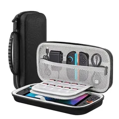 【令和7年新登場】Switch2対応 ケース スイッチ ケース 保護カバー 収納バッグ 防塵 防汚 耐衝撃 ナイロン素材 全面保護型 消臭 大容量 旅行用 キャリングセット 小物収納可 持ち運び便利 ゲームカード20枚 Carrying Case for  1