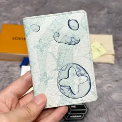 フルセット Louis Vuitton ルイヴィトン エクリプス アクアガーデン オーガナイザー カードウォレット クリスタル ブルー