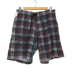 グラミチ GRAMICCI USA製 チェック柄 ショーツパンツ メンズ JPN：L 