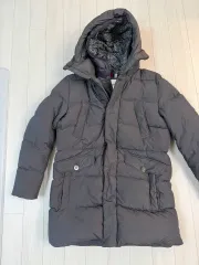 ヘンリーコットンズ LOVE YOURSELF 承 'Her' ダウン 濃いグレー 95サイズ 韓国国内 100