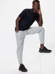 UNIQLO ウルトラストレッチアクティブジョガーパンツ 02LIGHTGRAY 3XL 475384