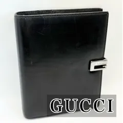 レザーGucciシステム手帳　2026年カレンダーリフィル付き