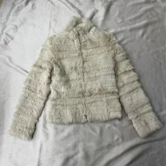 Vigny　ヴィニー　ファーコート　ジャケット　ラビットファー　フルジップ　長袖　肌色　ベージュ　サイズ38