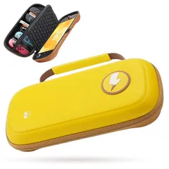 【2025年新版モデル 最高の贈り物】ケース対応機種 Switch 2, スイッチ2ケース 収納バッグ, 画面保護のためのアップグドット付きハニカムパネル強化 防塵 防水 耐衝撃 大容量 ゲームカード10枚コントローラー/ドック/ケーブル イヤホンなど小物 1