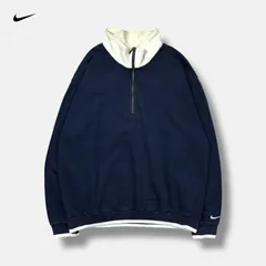 NIKE GOLF プルオーバーハーフジップスウェット ネイビー L
