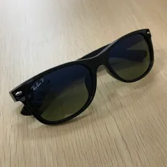 Ray-Ban New Wayfarer レイバン ニューウェイファーラー 偏光レンズ サングラス ポリッシュブラック RB2132-F【F0653-004】